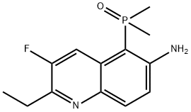 2758535-06-5 5-(二甲基亚膦基)-2-乙基-3-氟-6-喹啉胺