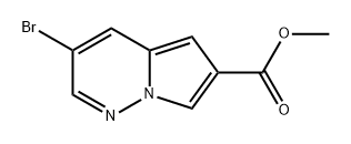 3-溴吡咯并[1,2-B]哒嗪-6-羧酸甲酯,2758662-65-4,结构式