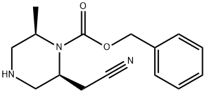 2759855-74-6 (2S,6R)-2-(氰基甲基)-6-甲基哌嗪-1-羧酸苄酯
