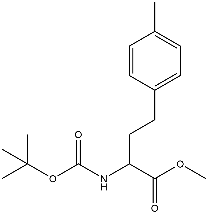 methyl 2-((tert-butoxycarbonyl)amino)-4-(p-tolyl)butanoate|