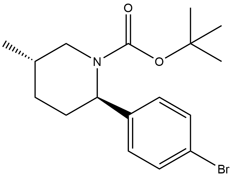 2760267-18-1 (2S,5R)-2-(4-溴苯基)-5-甲基哌啶-1-甲酸叔丁酯