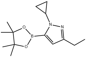 2760571-43-3 1-环丙基-3-乙基-5-(4,4,5,5-四甲基-1,3,2-二氧杂硼-2-基)-1H-吡唑