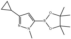 2760571-44-4 3-环丙基-1-甲基-5-(4,4,5,5-四甲基-1,3,2-二氧杂硼-2-基)-1H-吡唑