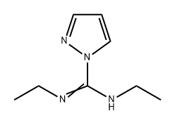 1H-PYRAZOLE-1-CARBOXIMIDAMIDE,NNDIETHYL- 结构式