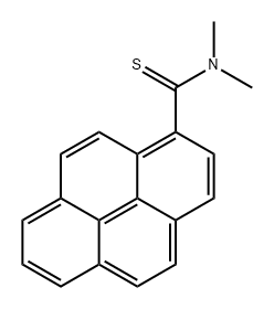 1-芘基硫代酰胺,N,N-二甲基 结构式