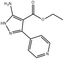5-氨基-3-(4-吡啶基)-1H-吡唑-4-甲酸乙酯,2761025-08-3,结构式