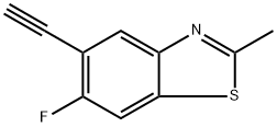 Benzothiazole, 5-ethynyl-6-fluoro-2-methyl-|5-乙基-6-氟-2-甲基苯并[D]噻唑
