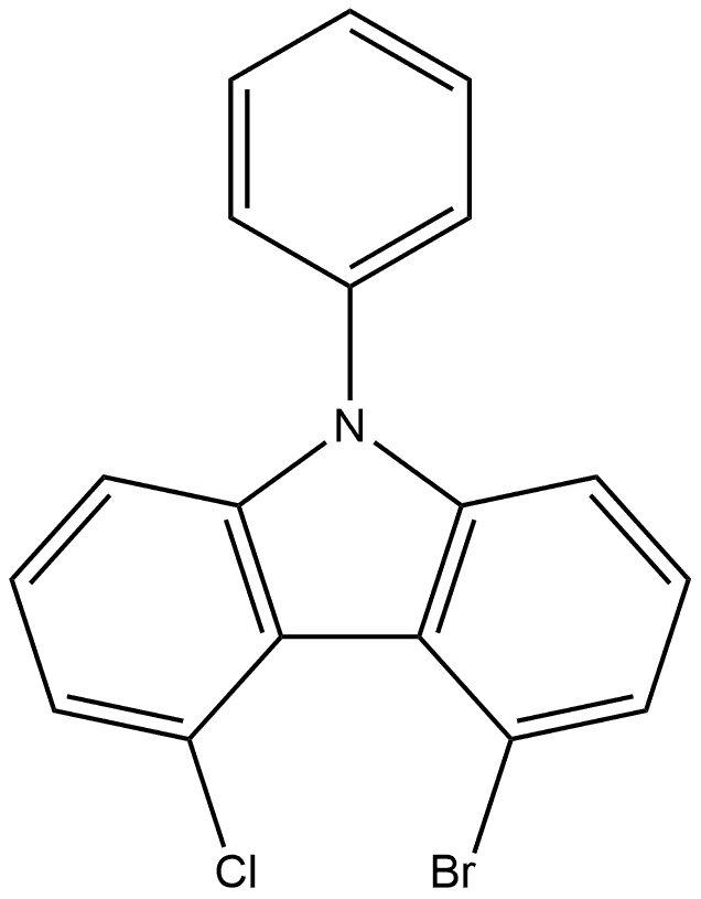 2761302-28-5 4-Bromo-5-chloro-9-phenyl-9H-carbazole