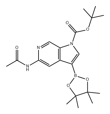 2761390-03-6 5-乙酰氨基-3-(4,4,5,5-四甲基-1,3,2-二氧硼杂环戊烷-2-基)-1H-吡咯并[2,3-C]吡啶-1-羧酸叔丁酯