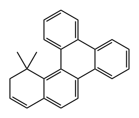 Benzo[a]triphenylene, 9,10-dihydro-10,10-dimethyl- Structure