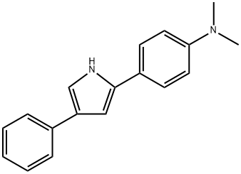 N,N-dimethyl-4-(4-phenyl-1H-pyrrol-2-yl)aniline Structure