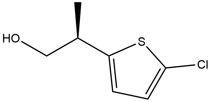 (R)-2-(5-Chlorothiophen-2-yl)propan-1-ol Struktur