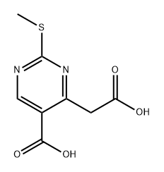 2763157-29-3 4-(羧甲基)-2-(甲硫基)嘧啶-5-羧酸