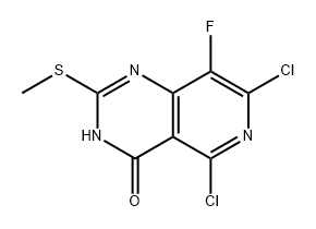 2763157-90-8 5,7-二氯-8-氟-2-(甲硫基)吡啶并[4,3-D]嘧啶-4(1H)-酮