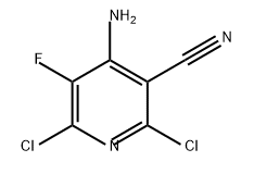 4-氨基-2,6-二氯-5-氟烟腈,2763159-67-5,结构式