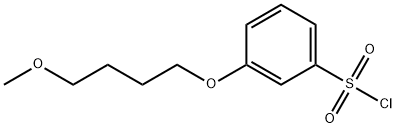 Benzenesulfonyl chloride, 3-(4-methoxybutoxy)-|3-(4-甲氧基丁氧基)苯磺酰氯