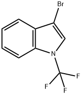 3-Bromo-1-(trifluoromethyl)-1H-indole Struktur
