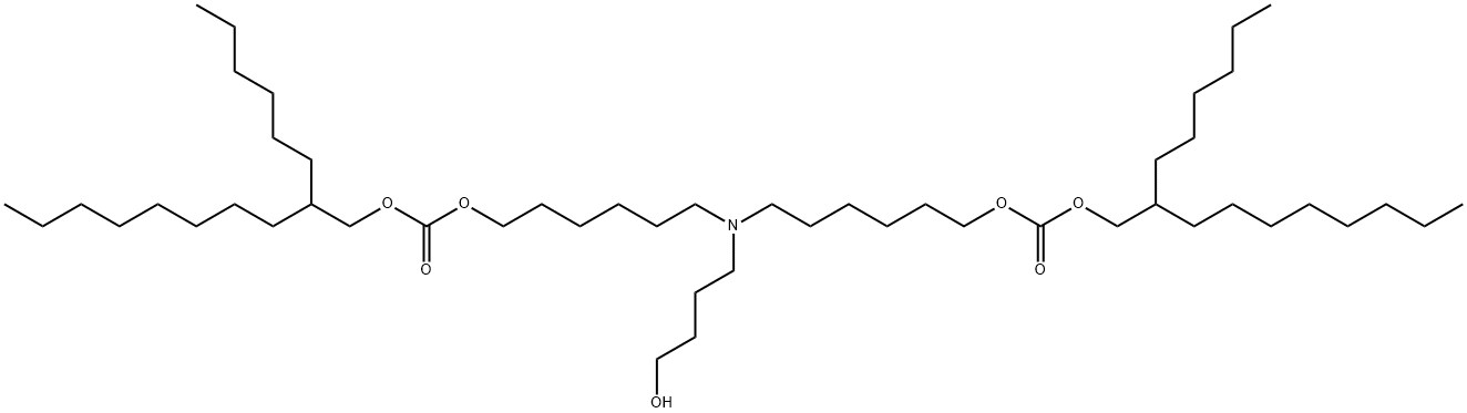 2,16,18-Trioxa-9-azaoctacosanoic acid, 20-hexyl-9-(4-hydroxybutyl)-17-oxo-, 2-hexyldecyl ester|化合物 IONIZABLE LIPID-2