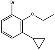 Benzene, 1-bromo-3-cyclopropyl-2-ethoxy-,2764728-00-7,结构式