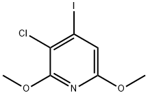 3-氯-4-碘-2,6-二甲氧基吡啶,2764728-69-8,结构式