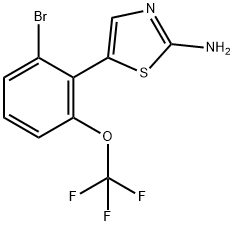 2-Thiazolamine, 5-[2-bromo-6-(trifluoromethoxy)phenyl]-|
