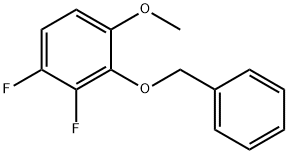 Benzene, 1,2-difluoro-4-methoxy-3-(phenylmethoxy)- Structure