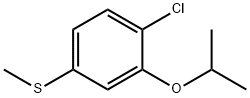 Benzene, 1-chloro-2-(1-methylethoxy)-4-(methylthio)- Structure