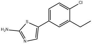 2-Thiazolamine, 5-(4-chloro-3-ethylphenyl)-|