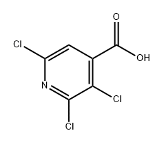 4-Pyridinecarboxylic acid, 2,3,6-trichloro- Struktur