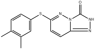 2764748-88-9 1,2,4-Triazolo[4,3-b]pyridazin-3(2H)-one, 6-[(3,4-dimethylphenyl)thio]-