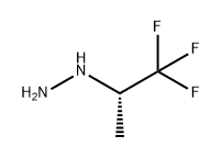 Hydrazine, [(1S)-2,2,2-trifluoro-1-methylethyl]- Struktur