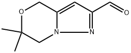 6,6-二甲基-6,7-二氢-4H-吡唑并[5,1-C][1,4]噁嗪-2-甲醛,2765269-49-4,结构式