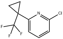 2-氯-6-[1-(三氟甲基)环丙基]吡啶,2765316-19-4,结构式