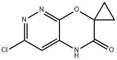 Spiro[cyclopropane-1,7'-[7H]pyridazino[3,4-b][1,4]oxazin]-6'(5'H)-one, 3'-chloro- Structure