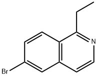 6-Bromo-1-ethylisoquinoline Struktur