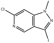 6-Chloro-3-iodo-1-methyl-1H-pyrazolo[4,3-c]pyridine Struktur