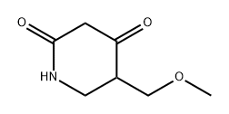 2,4-Piperidinedione, 5-(methoxymethyl)- Structure