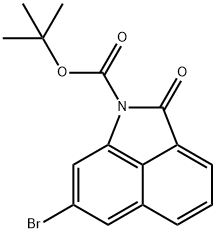 1,1-Dimethylethyl 7-bromo-2-oxobenz[cd]indole-1(2H)-carboxylate Structure