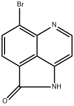 8-Bromopyrrolo[2,3,4-de]quinolin-5(4H)-one Struktur