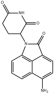 3-(5-氨基-2-氧代苯并[CD]吲哚-1(2H)-基)哌啶-2,6-二酮,2767646-49-9,结构式