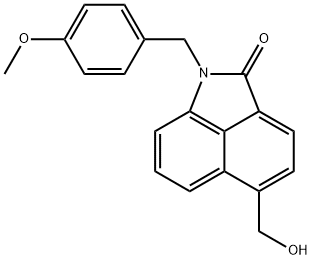 5-(Hydroxymethyl)-1-[(4-methoxyphenyl)methyl]benz[cd]indol-2(1H)-one Structure