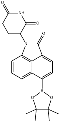 3-[2-Oxo-5-(4,4,5,5-tetramethyl-1,3,2-dioxaborolan-2-yl)benz[cd]indol-1(2H)-yl]-2,6-piperidinedione Structure