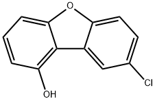 1-Dibenzofuranol, 8-chloro- Structure