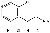 4-Pyridineethanamine, 3-chloro-, hydrochloride (1:2) Structure