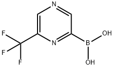 B-[6-(Trifluoromethyl)-2-pyrazinyl]boronic acid Structure