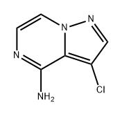 Pyrazolo[1,5-a]pyrazin-4-amine, 3-chloro- 化学構造式