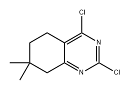 Quinazoline, 2,4-dichloro-5,6,7,8-tetrahydro-7,7-dimethyl- Structure