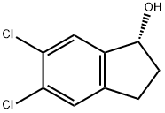 (1R)-5,6-Dichloro-2,3-dihydro-1H-inden-1-ol Struktur
