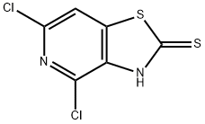 Thiazolo[4,5-c]pyridine-2(3H)-thione, 4,6-dichloro- Structure