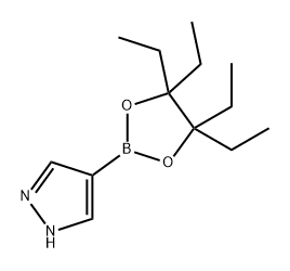 1H-Pyrazole, 4-(4,4,5,5-tetraethyl-1,3,2-dioxaborolan-2-yl)- Structure